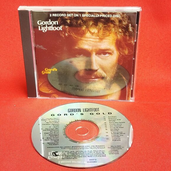 Gordon Lightfoot Gords Gold 2 Record Set on 1 CD 1975 - Picture 7 of 8